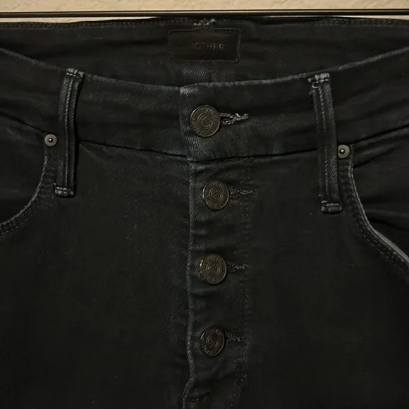 MOTHER The Pixie Ankle Fray Jeans in Holding Hands Tightly Size 29 - Picture 5 of 9